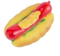 PETZ R US Chew Squeaky Hot Dog & Pizza Toys for Dogs Ð Fun, Durable, Non-Toxic Interactive Chew Toys for Play, Teething, and Dental Health Ð (Set of 2)