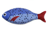 PETZ R US Pet Plush Chew Fish Toy for Cats & Dogs Ð Soft, Durable, Non-Toxic Interactive Toy for Chewing, Play, and Dental Health