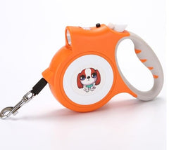 PETZ R US Retractable Dog Leash with Light & Poop Bag Holder Ð 5M Durable