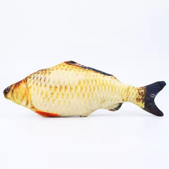 PETZ R US Pet Waggling Fish Toy for Dogs & Cats Ð Realistic Wiggling Action, Durable, Non-Toxic Toy for Chewing, Fetch, and Engaging Play