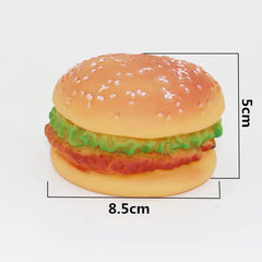 PETZ R US Pet Squeaky Pancake Dog Toy Ð Fun, Durable, Soft Interactive Chew Toy for Dogs, Perfect for Playtime and Teething Relief-Multicolor