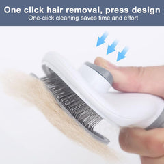 PETZ R US Brush for Dogs & Cats Ð Effective Hair Grooming Brush for Shedding, Detangling, and Smooth Coat Care