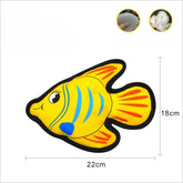 PETZ R US Pet Squeaky Chew Toy Fish for Dogs & Cats Ð Interactive, Durable, Non-Toxic Toy for Play, Chewing, and Dental Health