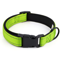 PETZ R US Reflective Nylon Dog Collar Ð Stylish, Durable, and Built for Safety