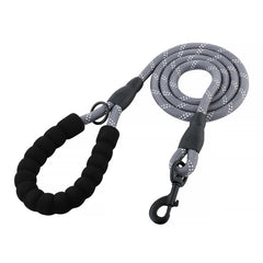 PETZ R US Reflective Rope Dog Leash Ð Durable, High-Visibility Pet Leash for Safe Walks