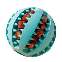 PETZ R US Food Dispensing Chew Ball for Dogs Ð Interactive, Durable Toy for Mental Stimulation, Play, and Healthy Eating, Non-Toxic and Easy to Use