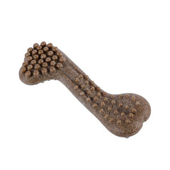 PETZ R US Pet Bamboo Chew Big Bone Toy for Dogs Ð Fun, Durable, and Safe Play Toy for Chewing, Teething, and Promoting Healthy Teeth-Brown