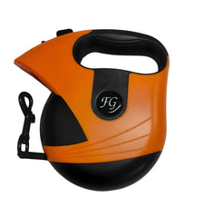 PETZ R US Retractable Dog Leash with Light & Poop Bag Holder