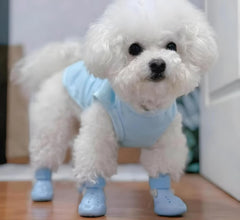 PETZ R US Anti Skid Paw Protector Dog Boots for Hot Summer for Maltese | Waterproof Eva Pet Shoes Anti-Slip | Soft & Lightweight Dog Footwear