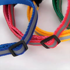PETZ R US Reflective Nylon Pet Collar with Bells | Pet Collar for Cats Small Puppies n Small Dogs | Safety, Style, and Sound Collar for Your Pet - Mixed Colors (Set of 3)