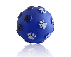 PETZ R US Pet Squeaky Printed Ball Toy Set of 3 for Dogs Ð Fun, Interactive, Non-Toxic Balls for Teething, Fetch, and Hours of Entertainment