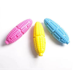 PETZ R US Pet Chew Corn Chew Toy for Dogs Ð Fun & Interactive Exercise Play Toy for Chewing, Teething, and Dental Health