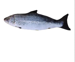 PETZ R US Pet Waggling Fish Toy for Dogs & Cats Ð Realistic Wiggling Action, Durable, Non-Toxic Toy for Chewing, Fetch, and Engaging Play