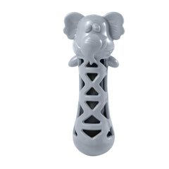 PETZ R US Pet Chew Elephant Toy Ð Soft Plush Squeaky Dogs & Puppies, Durable & Safe Teething for Small & Medium Breeds