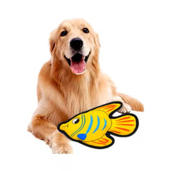 PETZ R US Pet Squeaky Chew Toy Fish for Dogs & Cats Ð Interactive, Durable, Non-Toxic Toy for Play, Chewing, and Dental Health