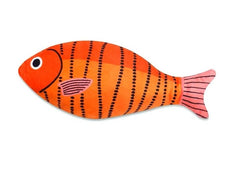 PETZ R US Pet Plush Chew Fish Toy for Cats & Dogs Ð Soft, Durable, Non-Toxic Interactive Toy for Chewing, Play, and Dental Health