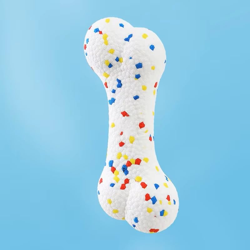 PETZ R US Chew Bone for Dogs Ð Durable, Non-Toxic Chew Toy for Play, Teething Relief, and Promoting Healthy Teeth and Gums-White