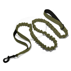 PETZ R US Elastic Tactical Dog Leash Ð Durable & Shock-Absorbing Bungee Leash for Training & Outdoor Walks