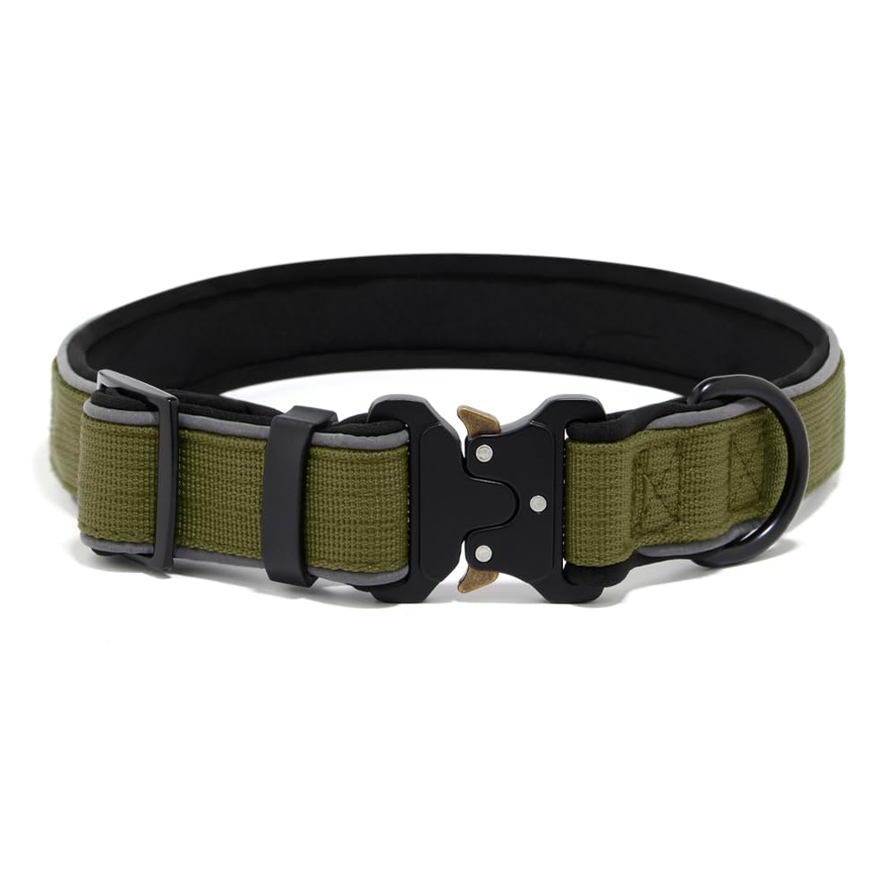 PETZ R US Reflective Tactical Dog Collar Ð Tough, Comfortable Dog Collar and Built for Adventure