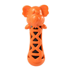 PETZ R US Pet Chew Elephant Toy Ð Soft Plush Squeaky Dogs & Puppies, Durable & Safe Teething for Small & Medium Breeds