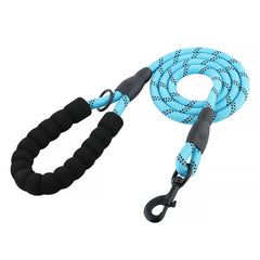 PETZ R US Reflective Rope Dog Leash Ð Durable, High-Visibility Pet Leash for Safe Walks