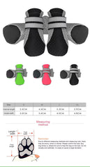 PETZ R US Dog Boots for Small Dogs | Anti Skid Paw Protector for Hot Summer for Maltese, Yorkie, Shih Tzu | Pet Shoes with Reflective Straps, Non-Slip Sole | Soft & Lightweight Dog Footwear