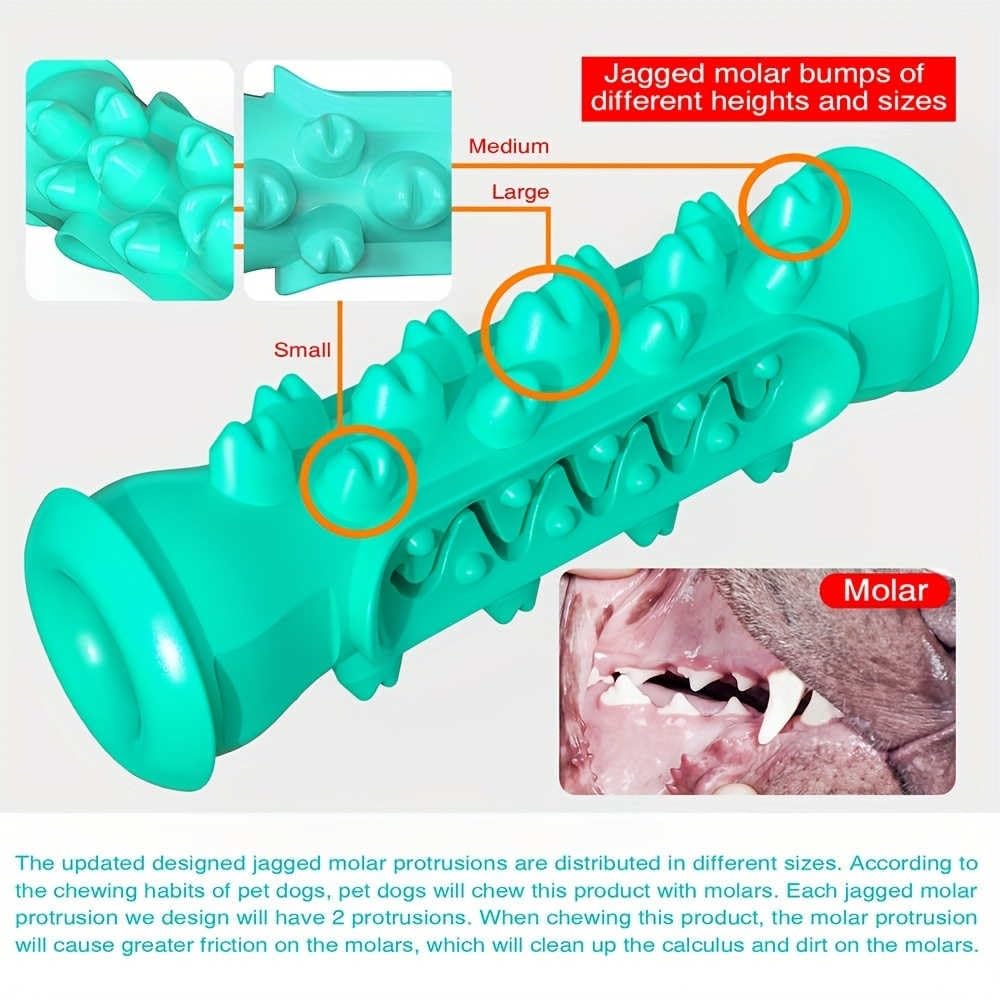 PETZ R US Dog Chew Toy Tooth Brush - Heavy Duty, Durable Chew Toy for Teeth Cleaning & Exercise Ð Promotes Healthy Teeth, Gums, and Mental Stimulation