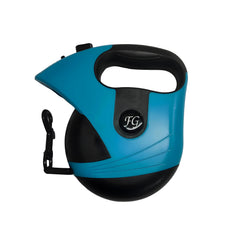 PETZ R US Retractable Dog Leash with Light & Poop Bag Holder