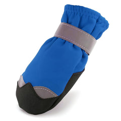 PETZ R US Dog Shoes Paw Protector - Comfortable Adjustable Non-Slip Dog Boots for Paws Reflective Summer Dog Walking Shoes for Shih Tzu Labrador Adult Golden Retriever