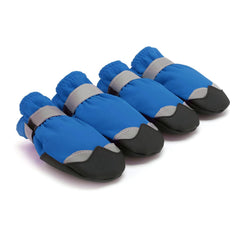 PETZ R US Dog Shoes Paw Protector - Comfortable Adjustable Non-Slip Dog Boots for Paws Reflective Summer Dog Walking Shoes for Shih Tzu Labrador Adult Golden Retriever
