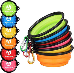 PETZ R US Large Silicone 650 ML Bowl for Pets Ð Durable, Non-Toxic, Collapsible Food and Water Bowl for Dogs & Cats, Perfect for Travel and Outdoor Use