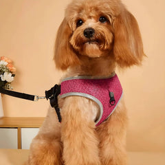 PETZ R US Dog Harness – Adjustable Pet Vest with Easy Control Handle for Outdoor Adventures Yellow